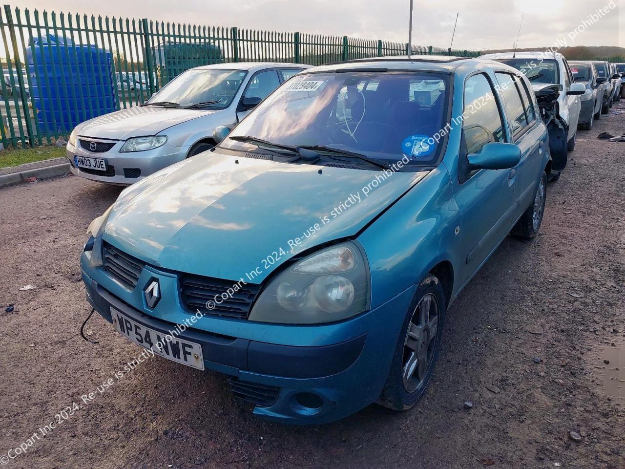 RENAULT CLIO DYNAM 2005. Lot# 37029404. VIN VF1BB0PEG33031414. Photo 1